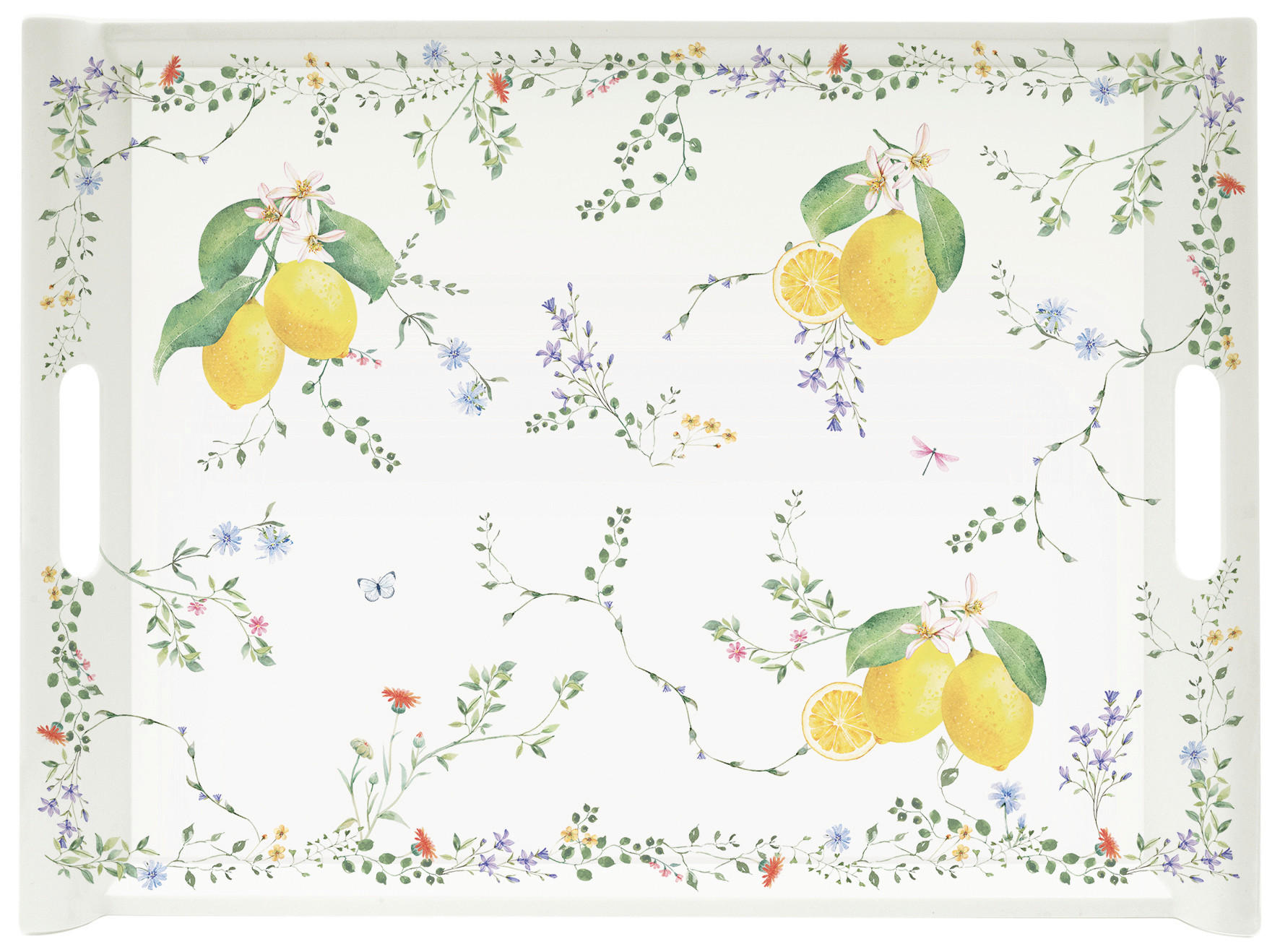 PLADENJ     57/37/2,5 cm         - bela/svetlo zelena, Basics, umetna masa (57/37/2,5cm)