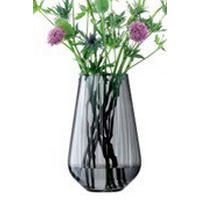 VÁZA, sklo, 28 cm - šedomodrá, Basics, sklo (18/18/28cm)
