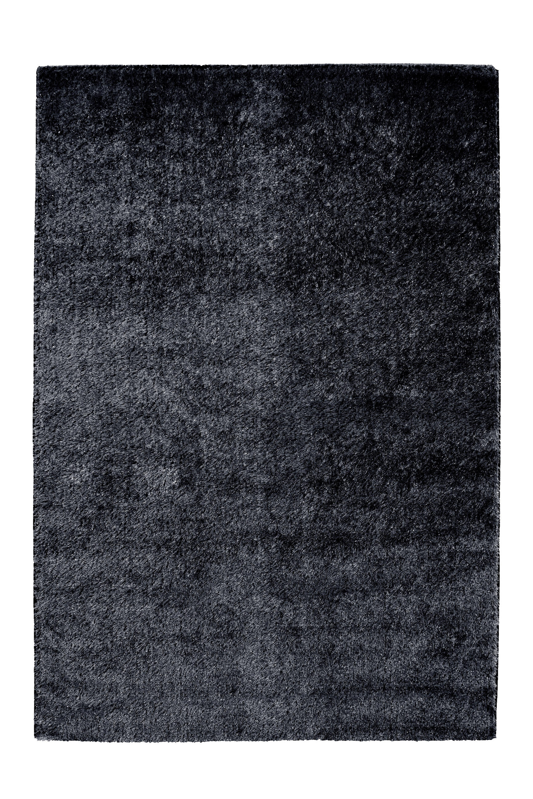 HOCHFLORTEPPICH 200/200 cm Anthrazit quadratisch  - Anthrazit, Basics, Textil (200/200cm) - Kayoom