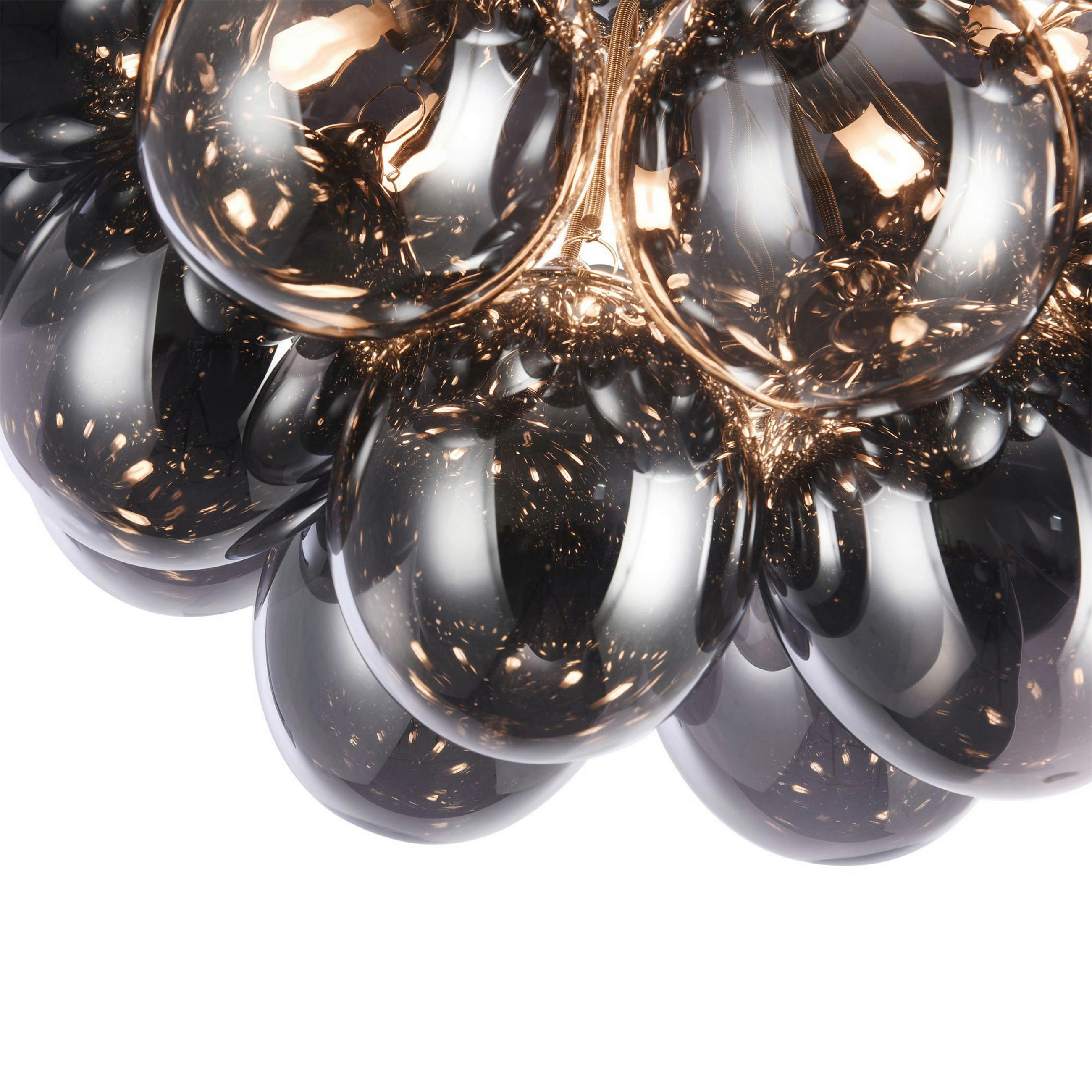 DECKENLEUCHTE 28 W     - Nickelfarben, Trend, Glas/Metall (50/29,5/50cm) - MAYTONI