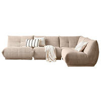 ECKSOFA Taupe Cord  - Taupe, Trend, Textil (315/210cm) - Livetastic