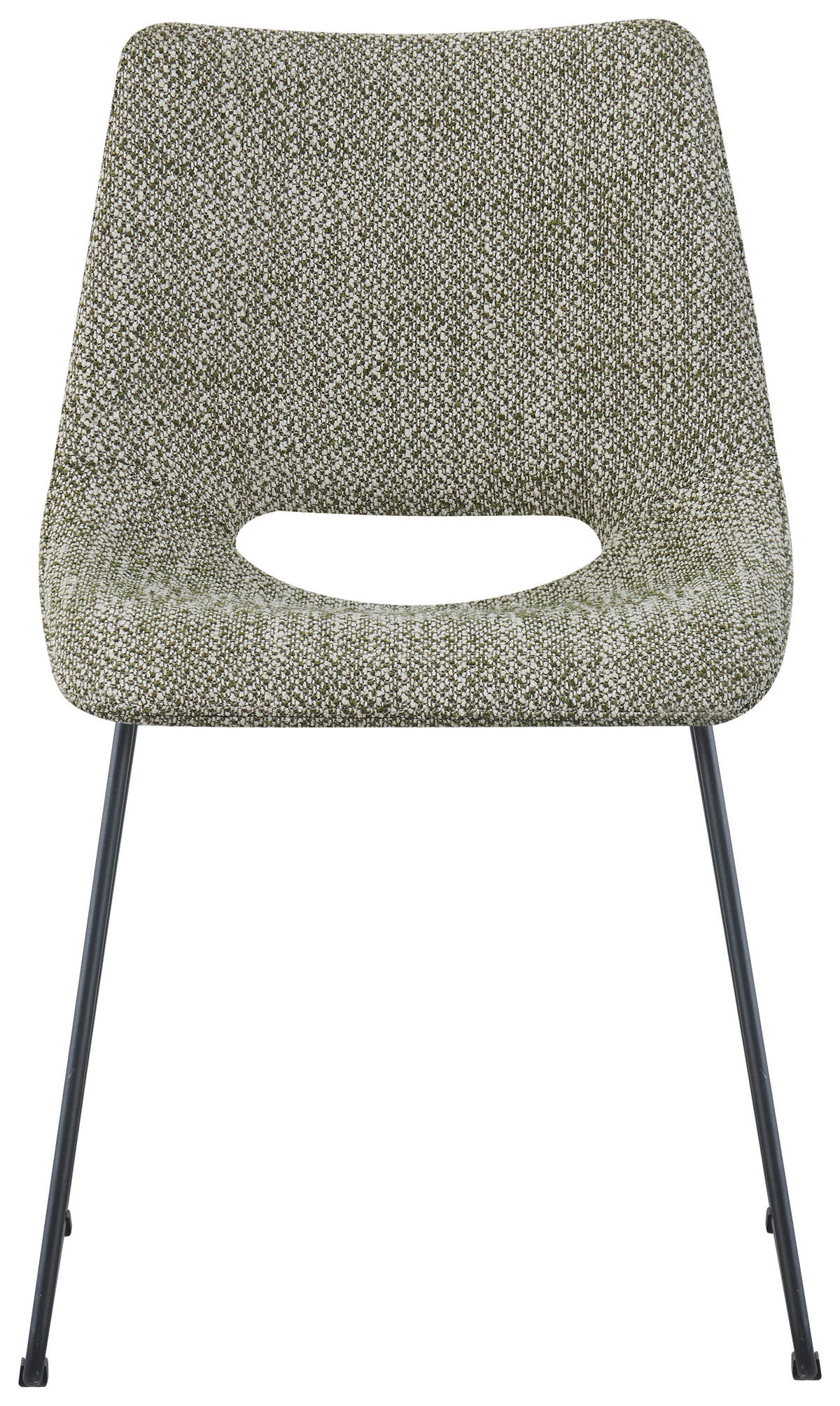 STUHL - Schwarz/Grün, Design, Textil/Metall (48/79/56cm) - Stylife