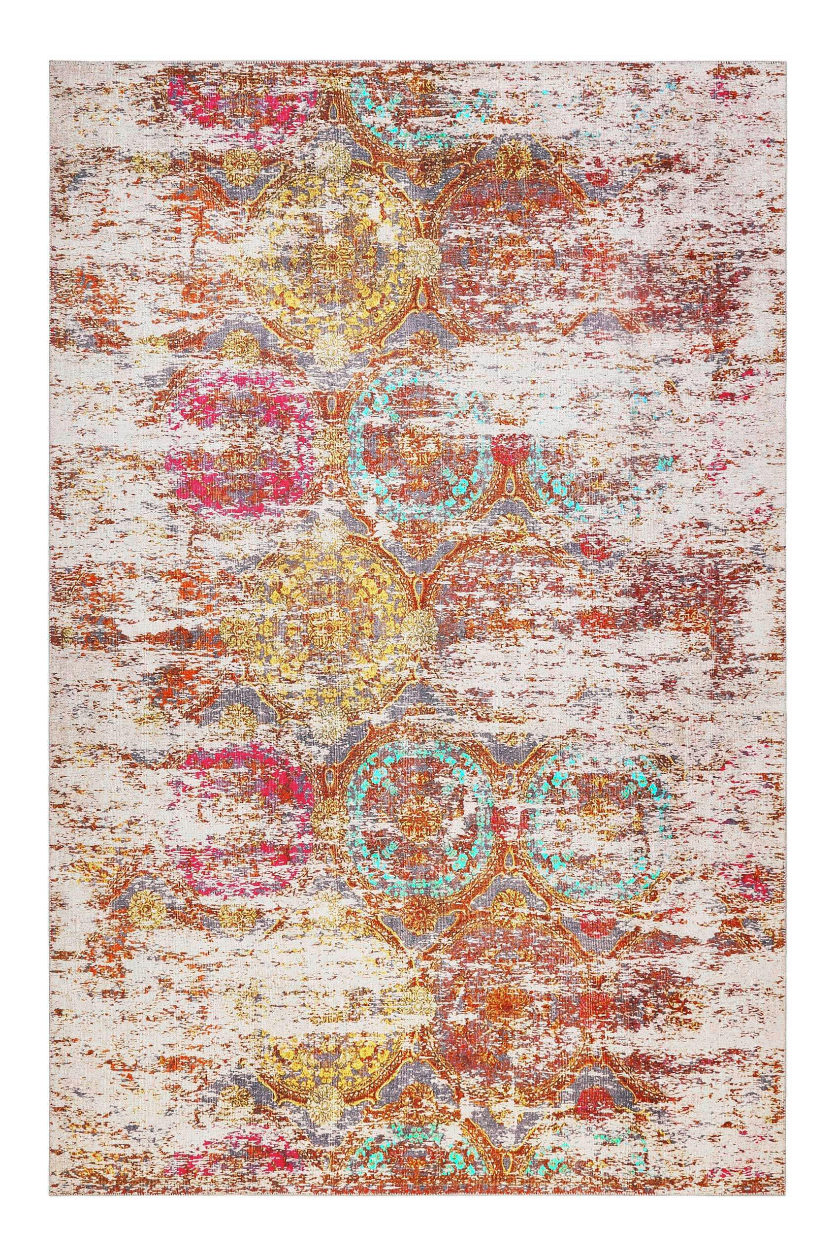 FLACHWEBETEPPICH  Wohnzimmer 140/200 cm Focus Multicolor rechteckig  - Multicolor, Design, Textil (140/200cm) - WECON HOME