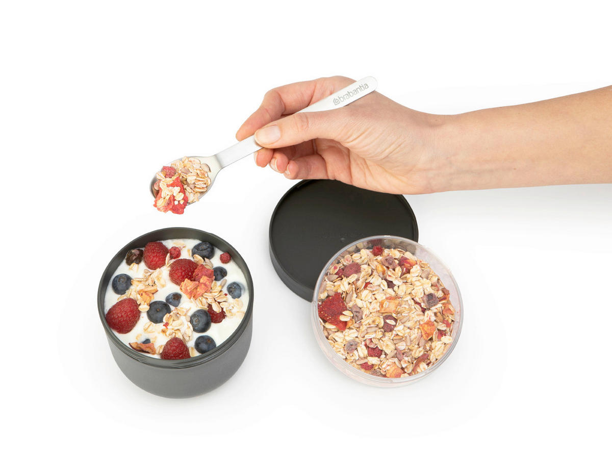 LUNCHBOX 0,5 l  - Dunkelgrau, Basics, Kunststoff (0,5l) - Brabantia