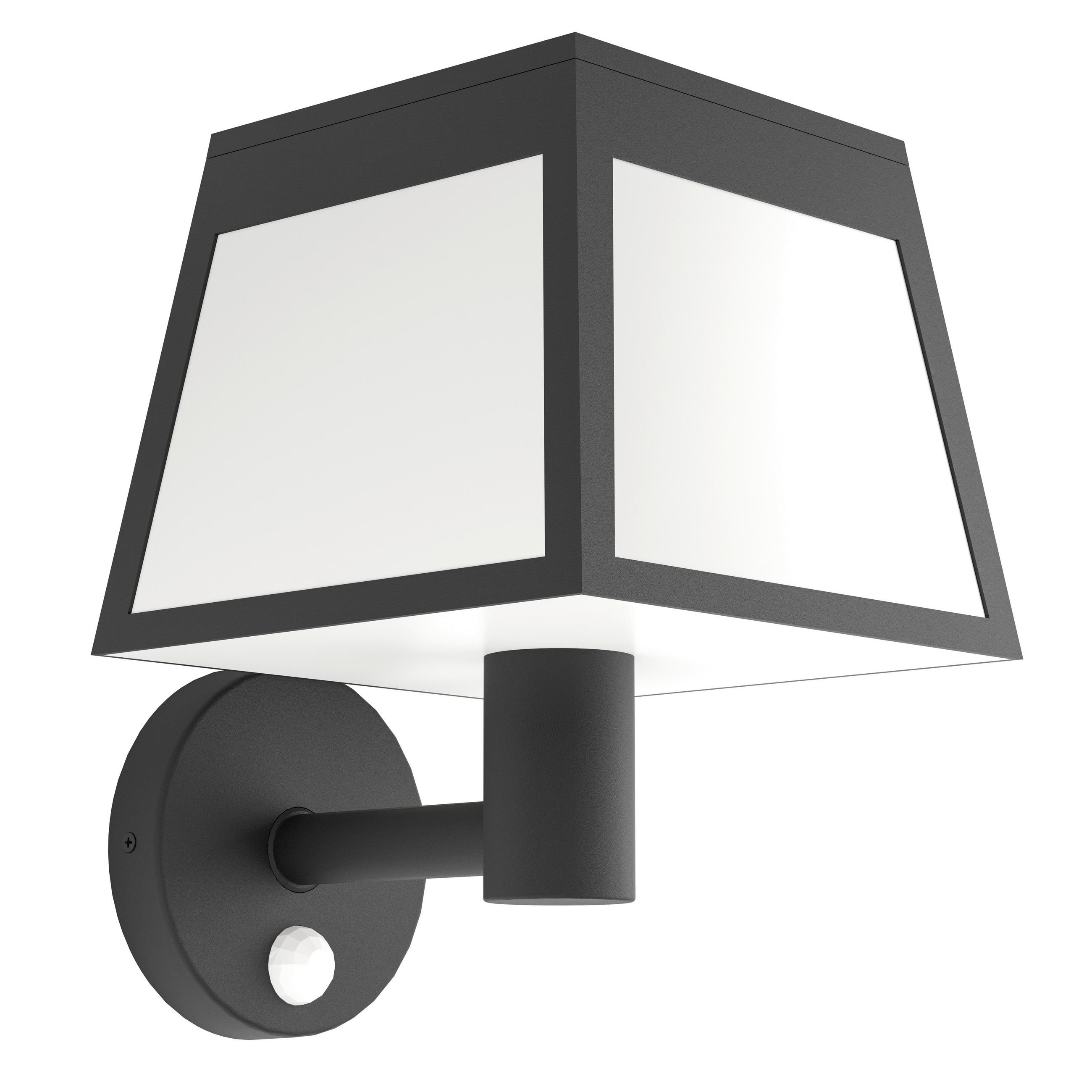 SOLARLEUCHTE   - Schwarz/Weiß, Basics, Kunststoff (20,0/15,5/23,0cm) - Eglo