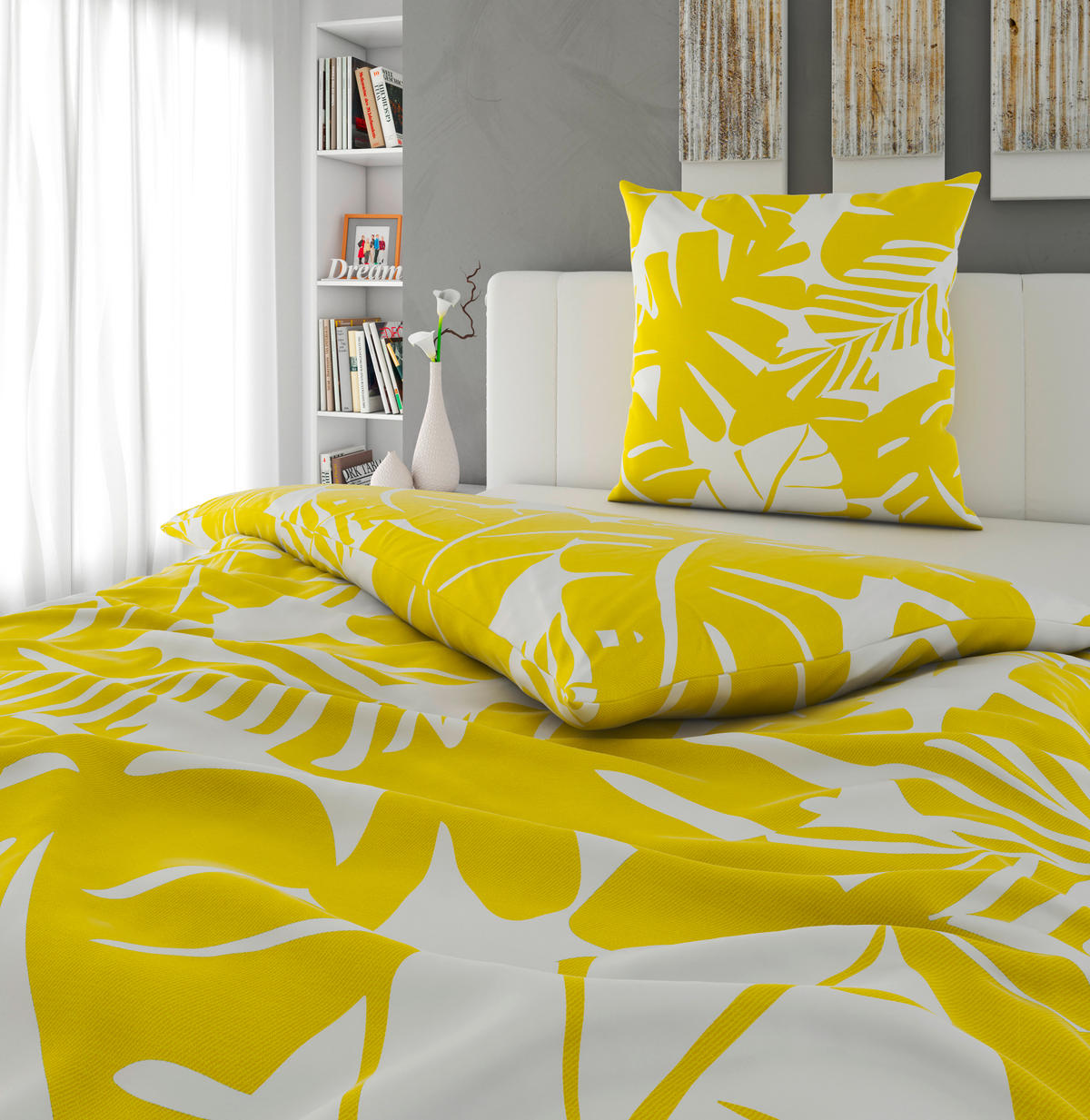 BETTWÄSCHE Renforcé 140/200 cm  - Gelb, Textil (140/200cm) - Esposa