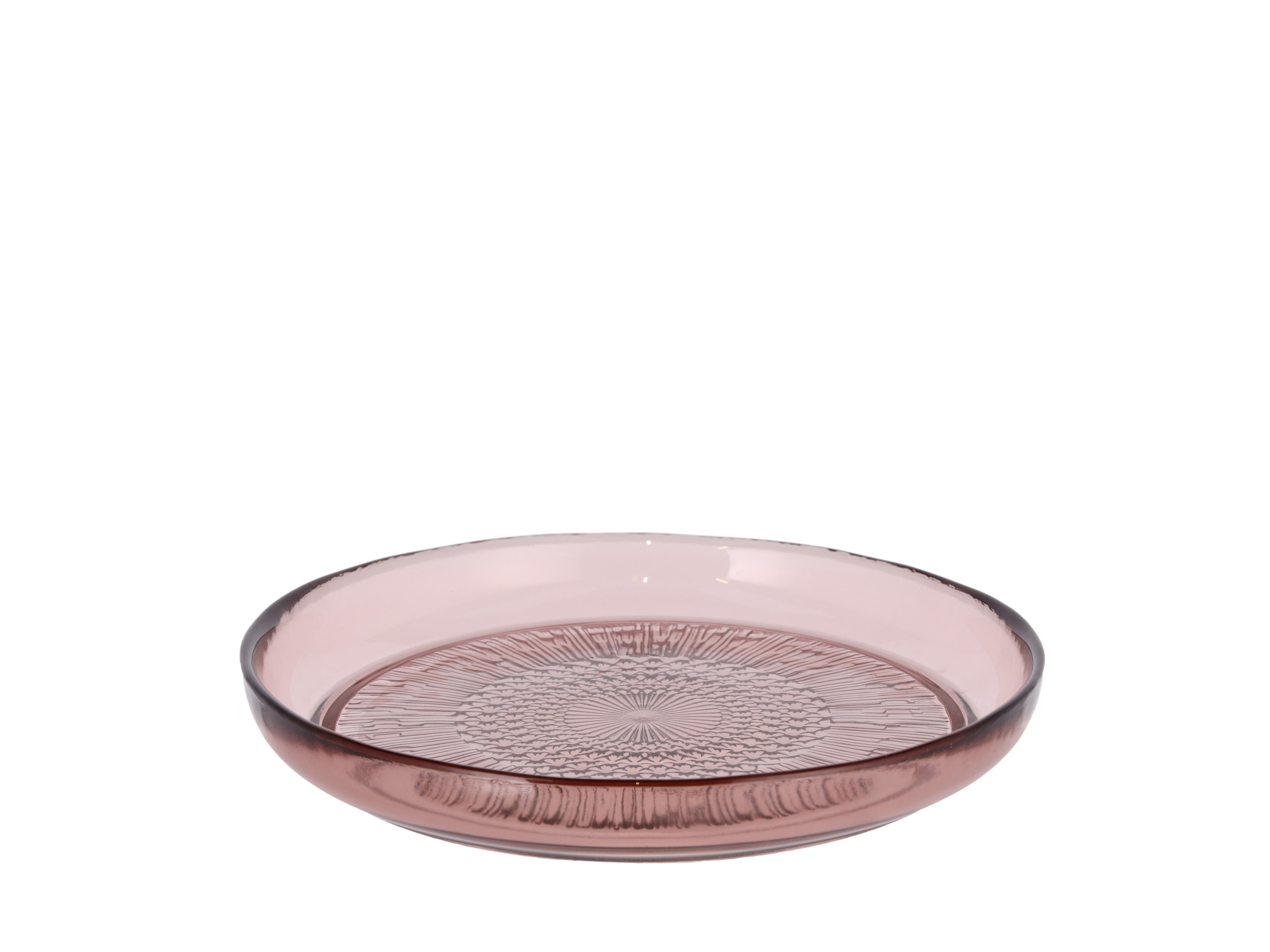 TELLER Kusintha 18 cm  - Pink, Basics, Glas (18cm) - Bitz