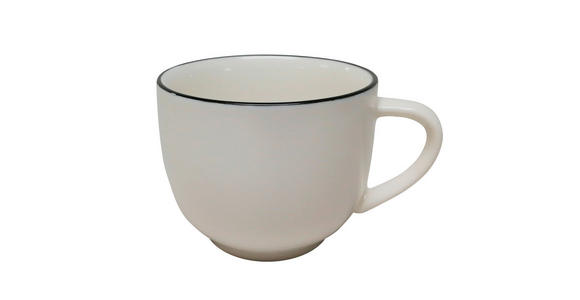 ESPRESSOTASSE Oslo 90 ml - Schwarz/Weiß, Design, Keramik (6,1/5cm) - Novel