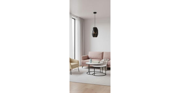 HÄNGELEUCHTE 20/130 cm  - Schwarz, Trend, Metall (20/130cm) - Novel