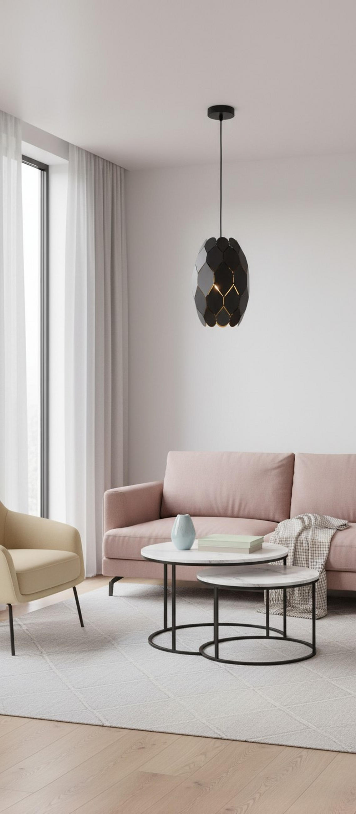 ZÁVĚSNÉ SVÍTIDLO, 20/130 cm  - černá, Trend, kov (20/130cm) - Novel