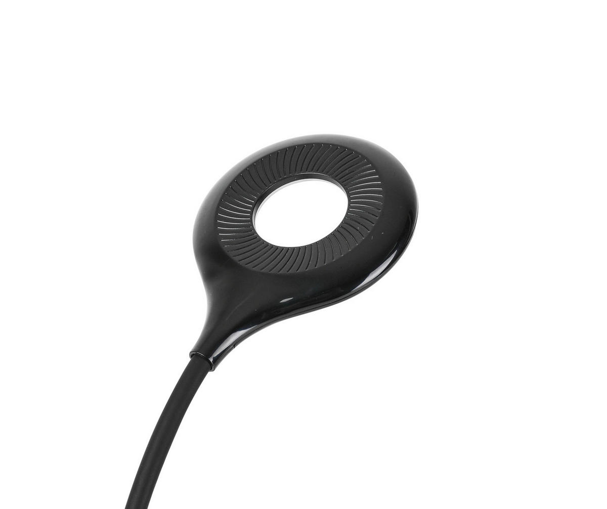LED ÍRÓASZTALI LÁMPA - fekete, Basics, műanyag (11cm) - Boxxx