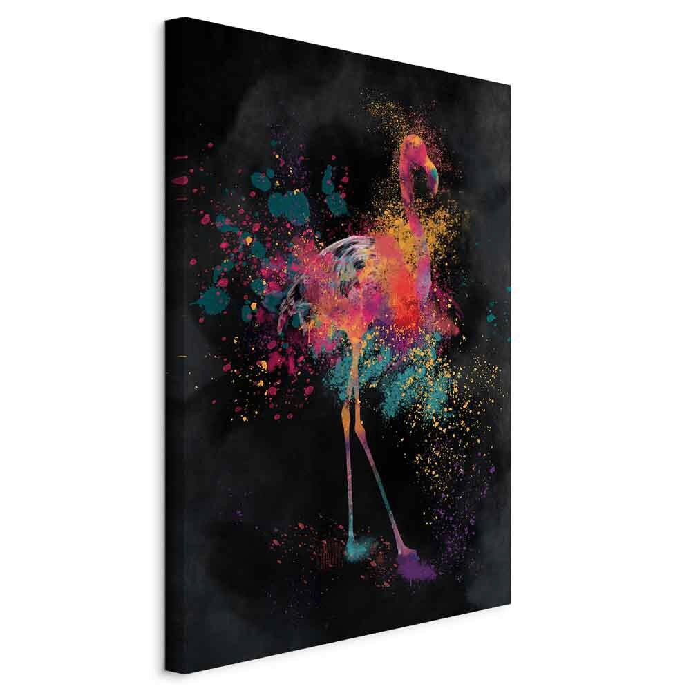 artgeist MALBA NA PLÁTNĚ, abstraktní, zvířata, 80/120/1,2 cm