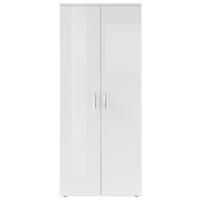 CIPŐSSZEKRÉNY - ezüst/fehér, Design, műanyag/faalapú anyag (80/190/35cm) - MID.YOU