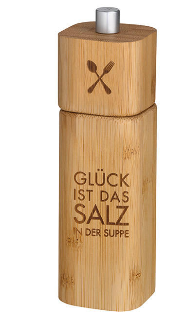 SALZ- ODER PFEFFERMÜHLE    - Basics, Naturmaterialien/Keramik (5/15cm) - Räder