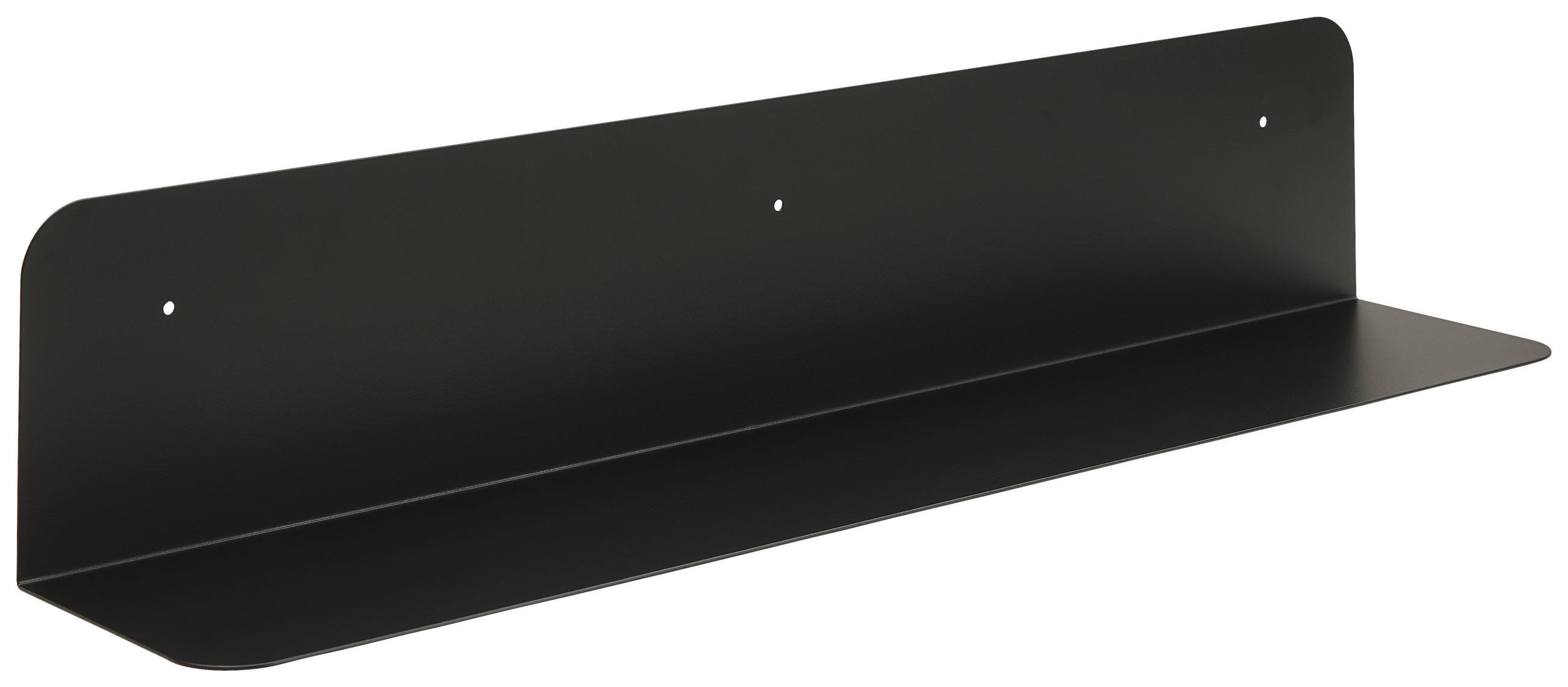 WANDBOARD in 80/15/15 cm Schwarz  - Schwarz, Design, Metall (80/15/15cm) - MID.YOU