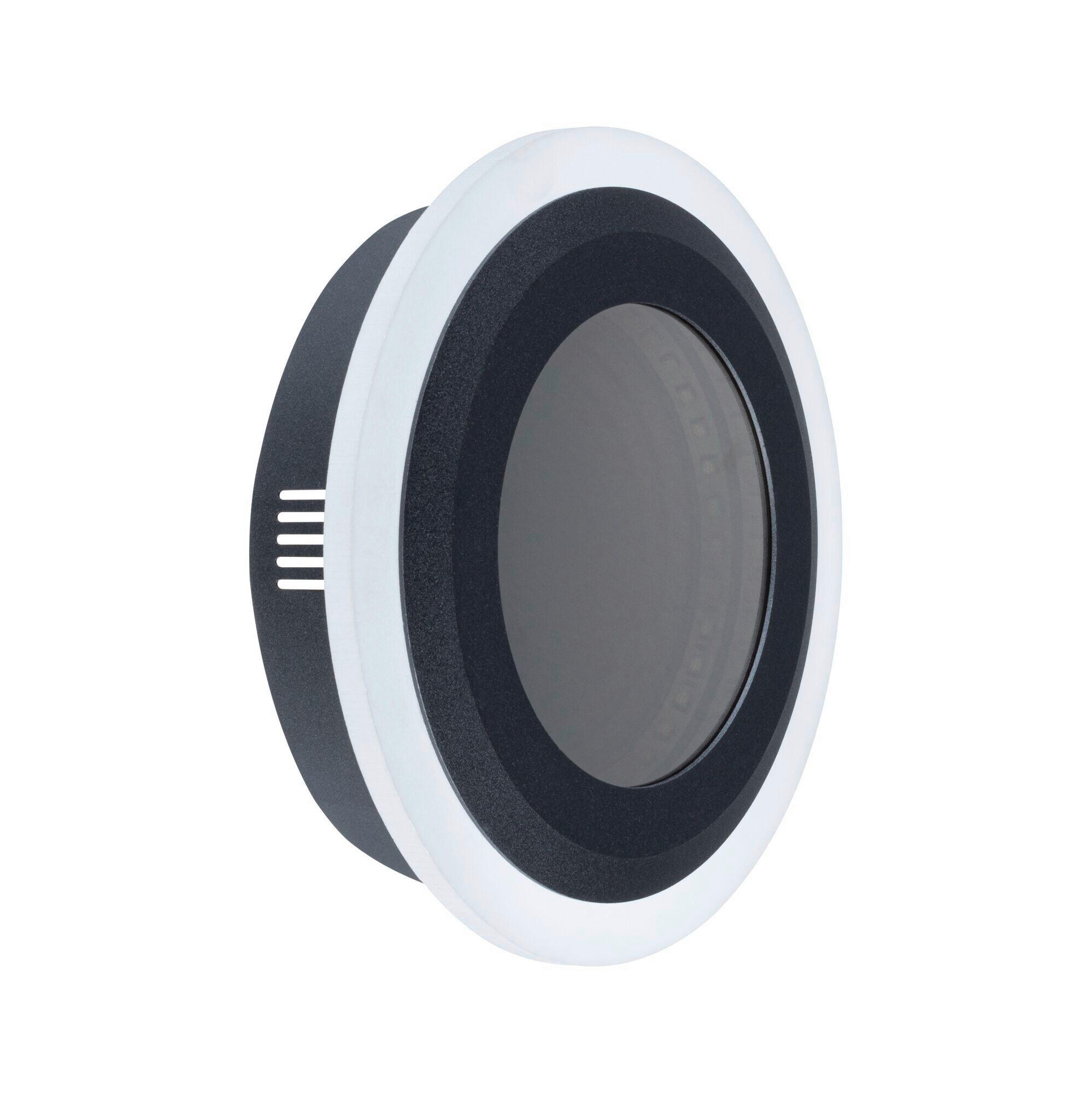 DECKENLEUCHTE Spaceglow 20/4.8 cm   - Schwarz, KONVENTIONELL, Kunststoff (20/4.8cm) - Paulmann