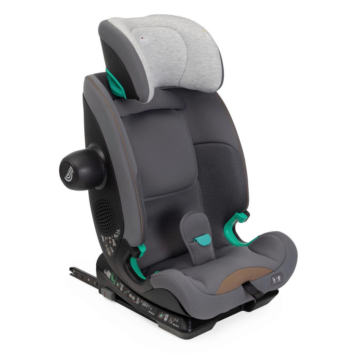 KINDERAUTOSITZ Seat & Go I-Size  - Dunkelgrau/Hellgrau, Basics, Textil (44/62/44cm) - Chicco