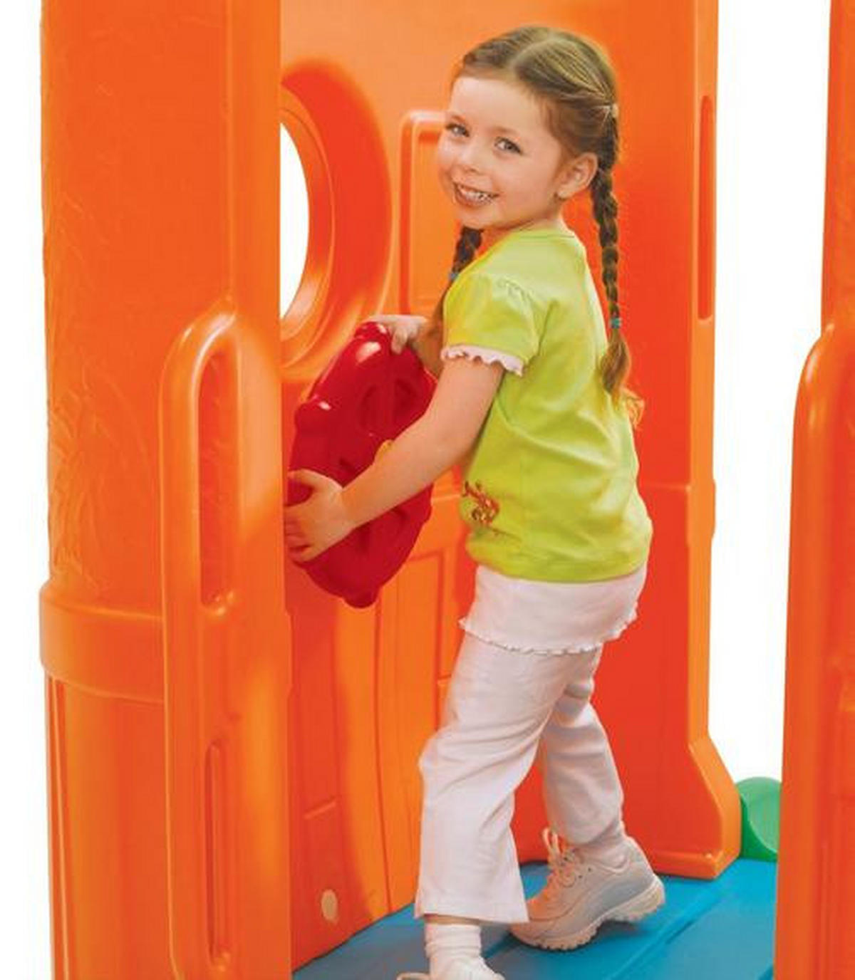 Clubhouse Climber 348/177,8/232,4 cm Step2  - Blau/Grün, Basics, Kunststoff (348/177,8/232,4cm) - Ambia Garden