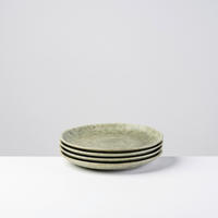 DESSERTTELLERSET MOOS´N´STEIN 4-teilig  - Grün, Basics, Keramik (22kg) - Gipfelstück