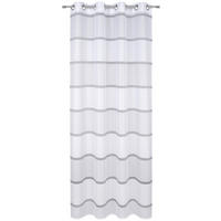 ZÁVĚS S OČKY, poloprůhledné, 140/245 cm - bílá, Design, textil (140/245cm) - Esposa