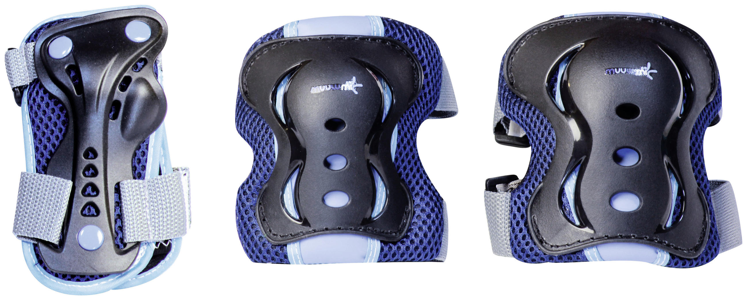 Protektoren-Set für Kinder Blau Gr. M, Schutz Bei Sport