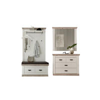 GARDEROBE 4-teilig  in 224/201/45 cm  - Hellbraun/Pinienfarben, Design, Holzwerkstoff (224/201/45cm) - MID.YOU