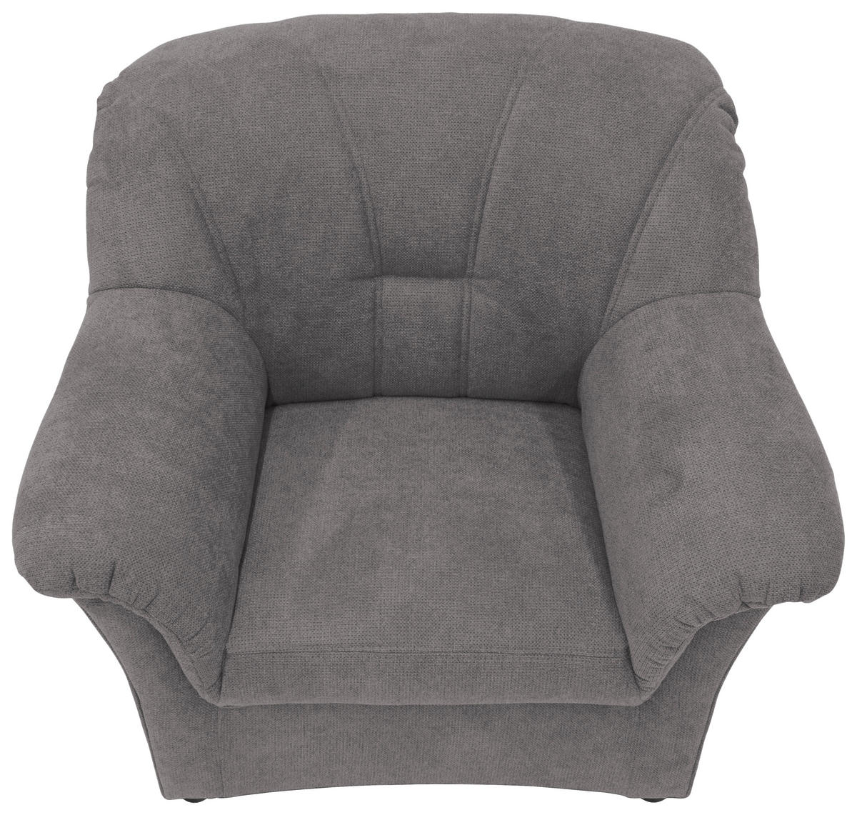SESSEL Mikrofaser Dunkelgrau    - Dunkelgrau/Schwarz, KONVENTIONELL, Kunststoff/Textil (99/84/82cm) - MID.YOU