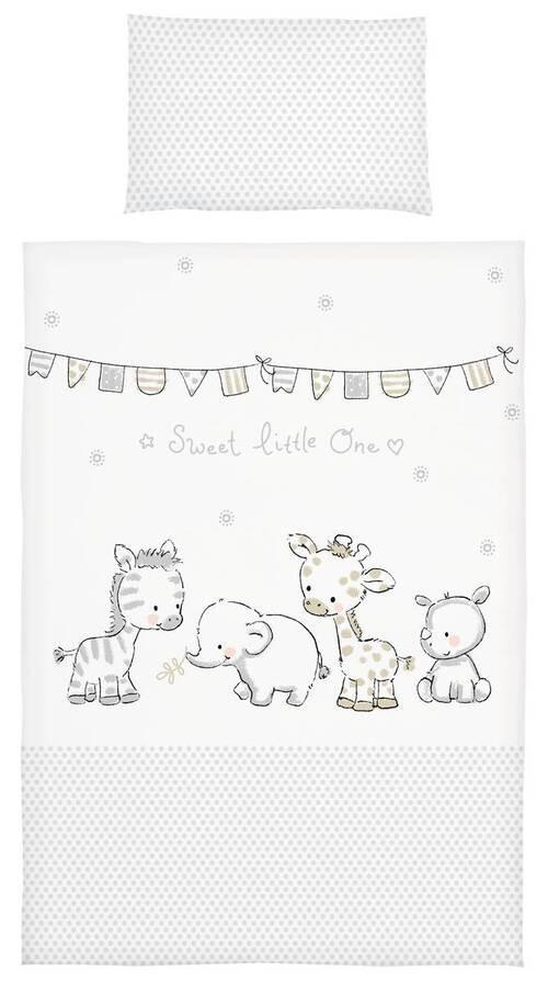 SET ZA DJEČJI KREVETIĆ 100/135 cm Sweet Little One - taupe, Basics, tekstil (100/135cm) - Patinio