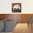 DEKOPANEEL - Braun/Weiß, Basics, Holz/Papier (30/30/2,60cm) - Eurographics