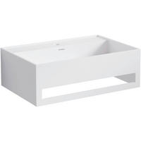 WASCHBECKEN 60/20/40 cm  - Weiß, MODERN, Stein (60/20/40cm)