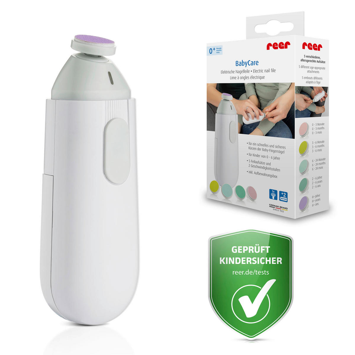 BABYPFLEGESET - Weiß, Basics, Kunststoff (9,7/4/17cm) - Reer