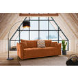 BOXSPRINGSOFA in Chenille Rostfarben  - Rostfarben/Schwarz, MODERN, Kunststoff/Textil (235/95/108cm) - Hom`in