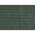 ECKSOFA in Feincord Olivgrün  - Schwarz/Olivgrün, Design, Kunststoff/Textil (319/215cm) - Hom`in