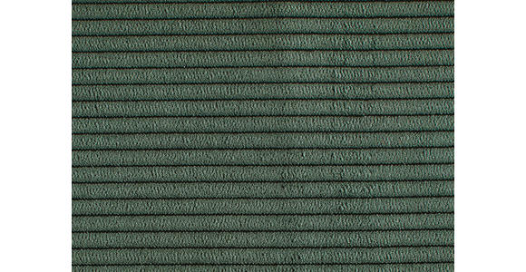 ECKSOFA Olivgrün Feincord  - Schwarz/Olivgrün, KONVENTIONELL, Textil/Metall (311/219cm) - Hom`in