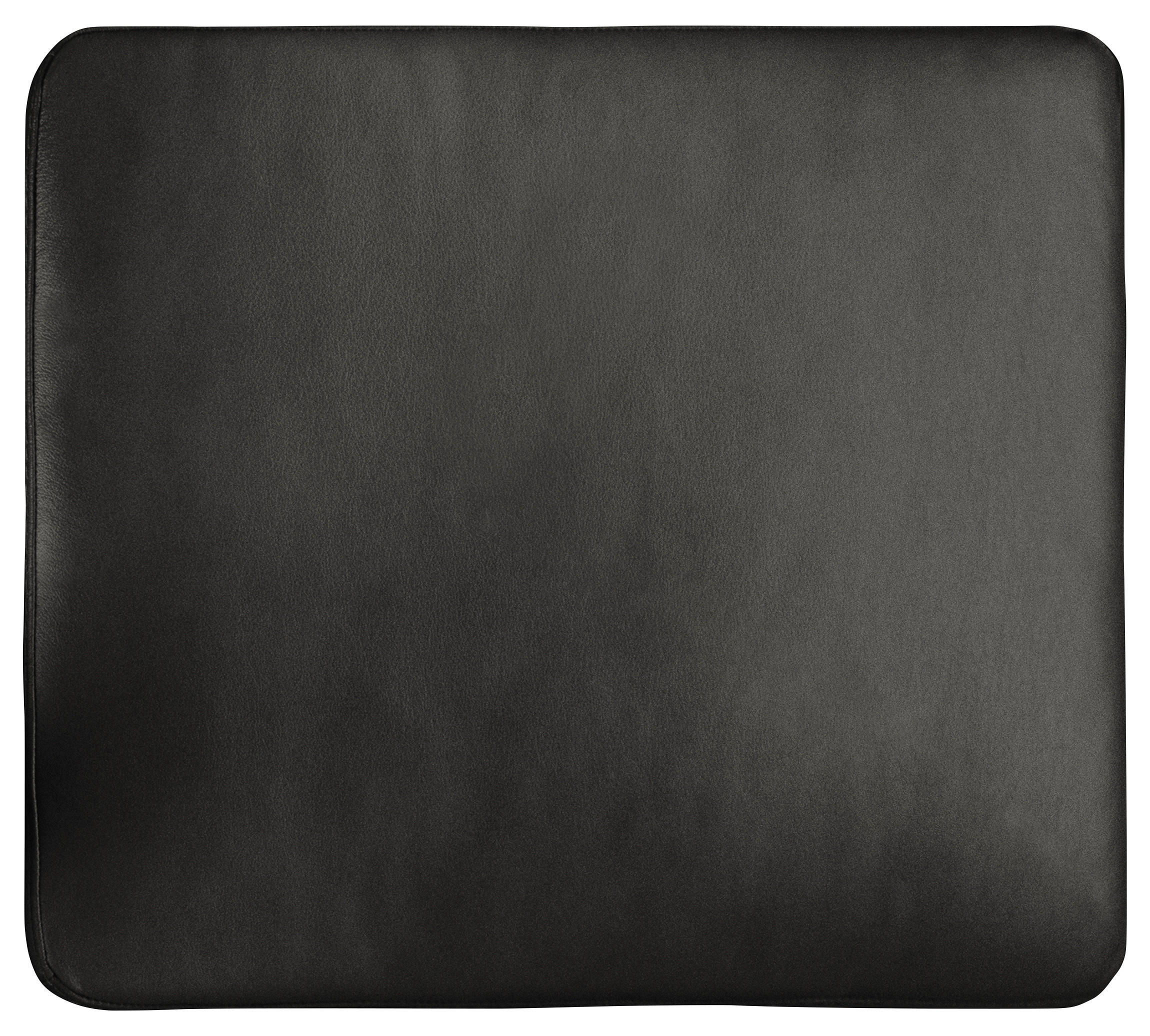 ZIERKISSEN   52/42/7 cm  - Schwarz, Design, Leder (52/42/7cm) - Livetastic