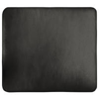 ZIERKISSEN   52/42/7 cm  - Schwarz, Design, Leder (52/42/7cm) - Livetastic