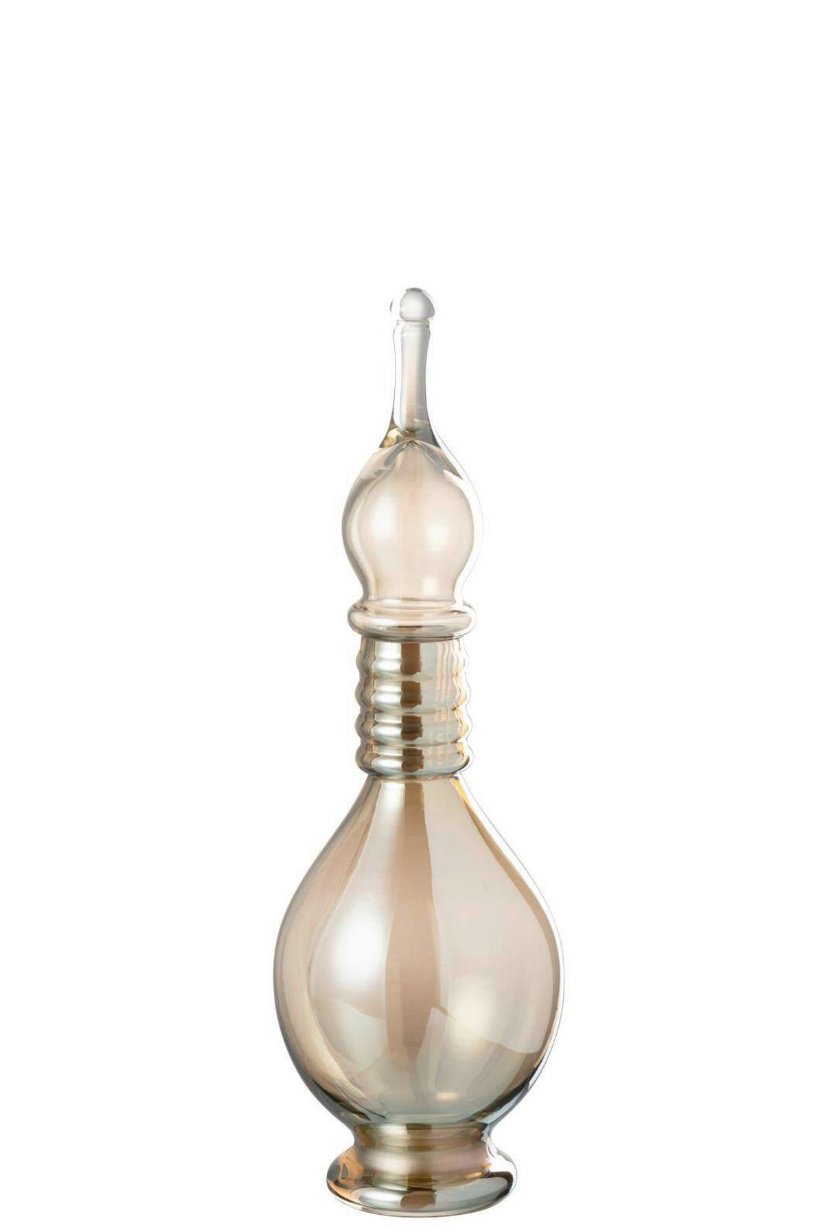 DEKOVASE  - Beige, Basics, Glas (13,5/13,5/40cm)