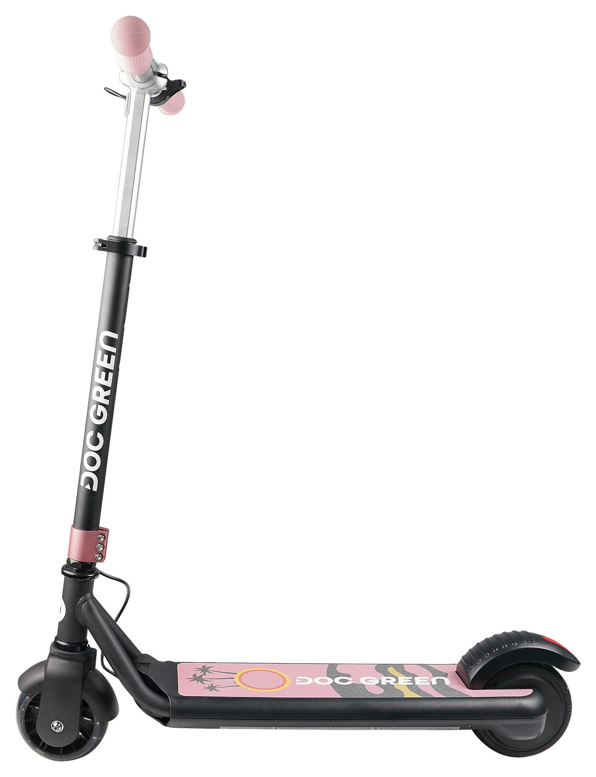 KIDS E-SCOOTER 22 DOC GREEN  - Rosa, KONVENTIONELL, Kunststoff/Metall (72/84/39cm) - Atrigo