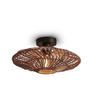 DECKENLEUCHTE GOOD&MOJO  40/12 cm   - Naturfarben, Trend, Naturmaterialien (40/12cm) - Good & Mojo