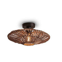 DECKENLEUCHTE GOOD&MOJO  40/12 cm   - Naturfarben, Trend, Naturmaterialien (40/12cm) - Good & Mojo