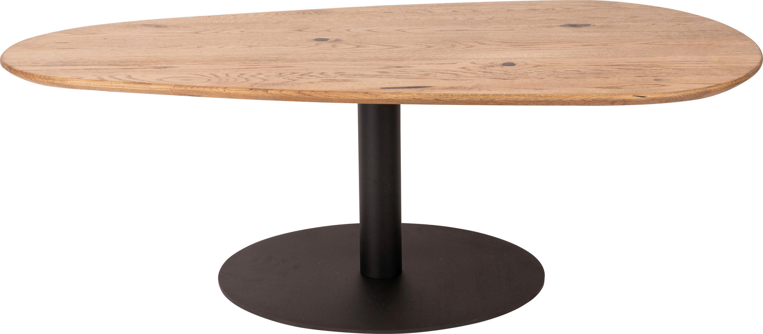 COUCHTISCH in Holz 120/70/40 cm  - Eichefarben/Schwarz, Design, Holz/Metall (120/70/40cm) - Novel