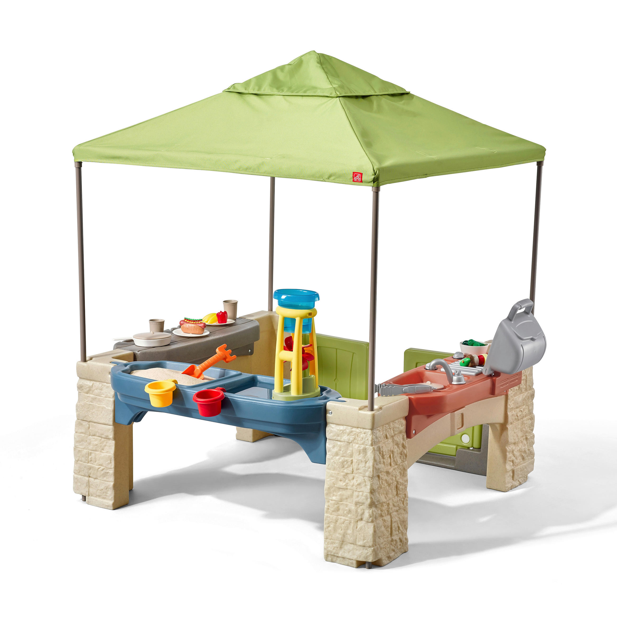SPIELHAUS  - Blau/Greige, Basics, Kunststoff/Textil (132,8/152,4/137,16cm) - Ambia Garden