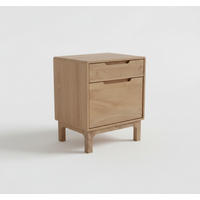 NACHTKÄSTCHEN 40/50/35 cm  in Hartholz Mangoholz Naturfarben  - Naturfarben, MODERN, Holz (40/50/35cm) - MID.YOU