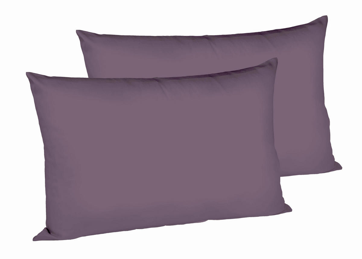 KISSENHÜLLEN-SET 40/60 cm  - Lila, Basics, Textil (40/60cm) - Fleuresse