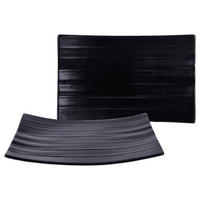 SET SERVERINGSSKÅLAR 2 delar Streat Food   - svart, Basics, keramik (24/15cm) - Creatable