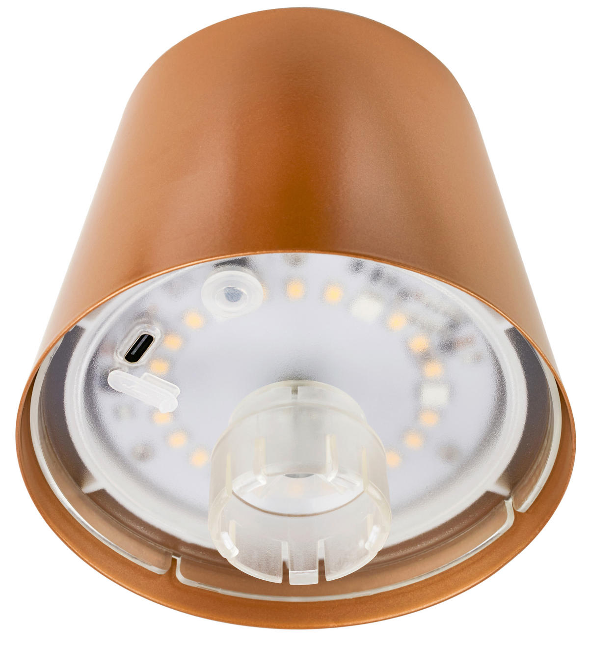 PUNJIVA STONA LAMPA - bronzana, Dizajnerski, plastika (12/36cm)