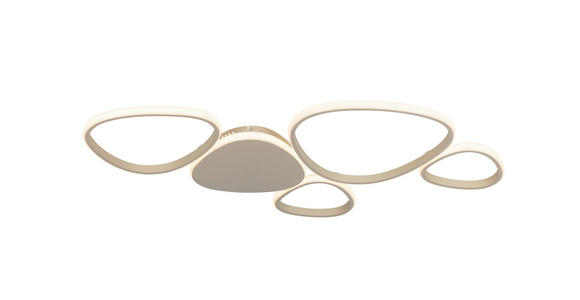 LED-DECKENLEUCHTE   - Sandfarben, Design, Kunststoff/Metall (90,5l) - Novel