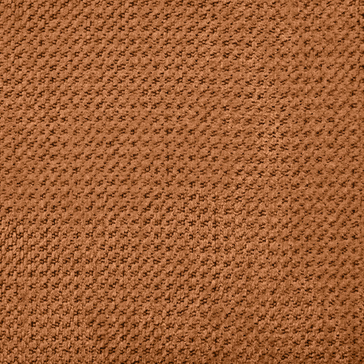 ECKSOFA Rostfarben Chenille  - Rostfarben/Schwarz, MODERN, Kunststoff/Textil (179/287cm) - Carryhome