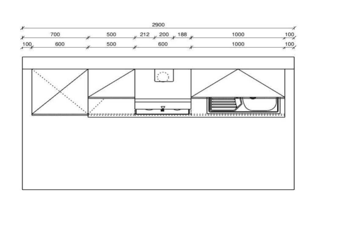 KÜCHENBLOCK 270 cm   in Grau, Weiß, Eichefarben  - Edelstahlfarben/Eichefarben, Design, Holzwerkstoff/Metall (270cm) - Welnova