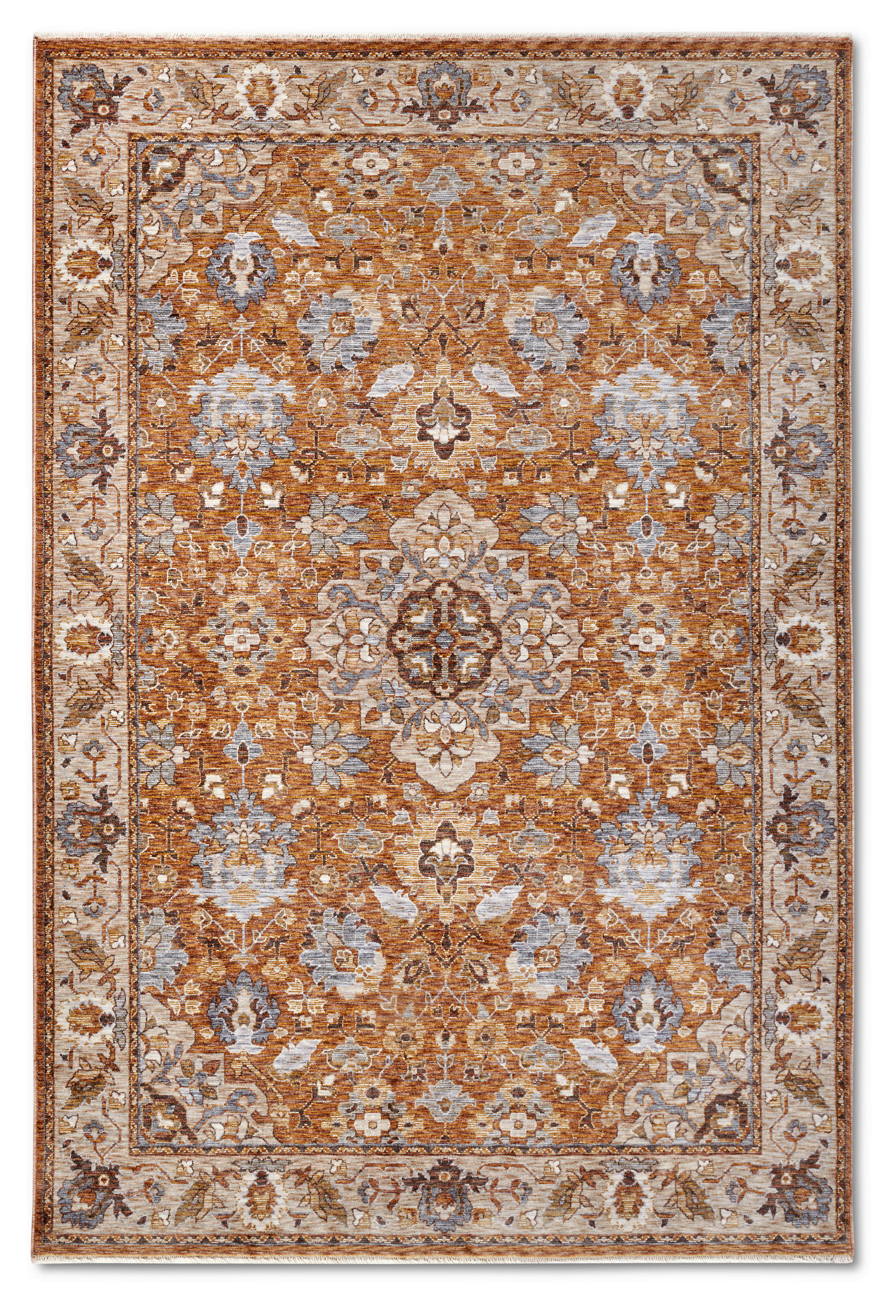FLACHWEBETEPPICH 120/170 cm Kollektion 1871 Multicolor, Kupferfarben  - Multicolor/Kupferfarben, Design, Kunststoff (120/170cm) - Villeroy & Boch